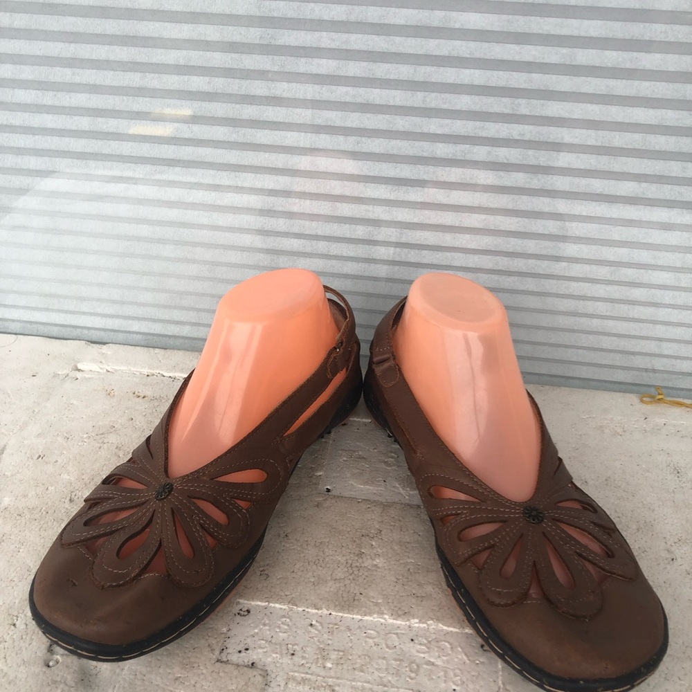 JBU By Jambu Women’s Brown Cutout Flower Agatha Mary Jane Shoes Flats Sz 9M - Picture 11 of 16